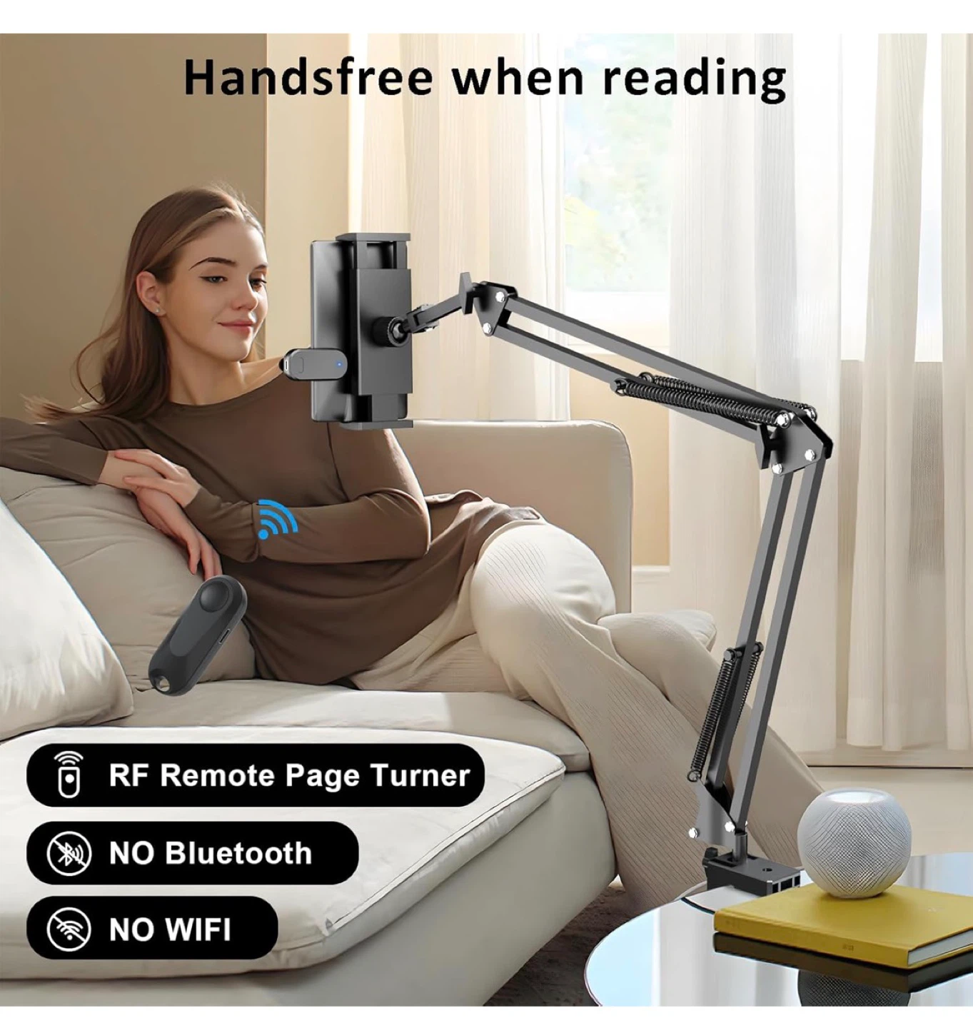 Adjustable Tablet/Phone Bed Mount Holder