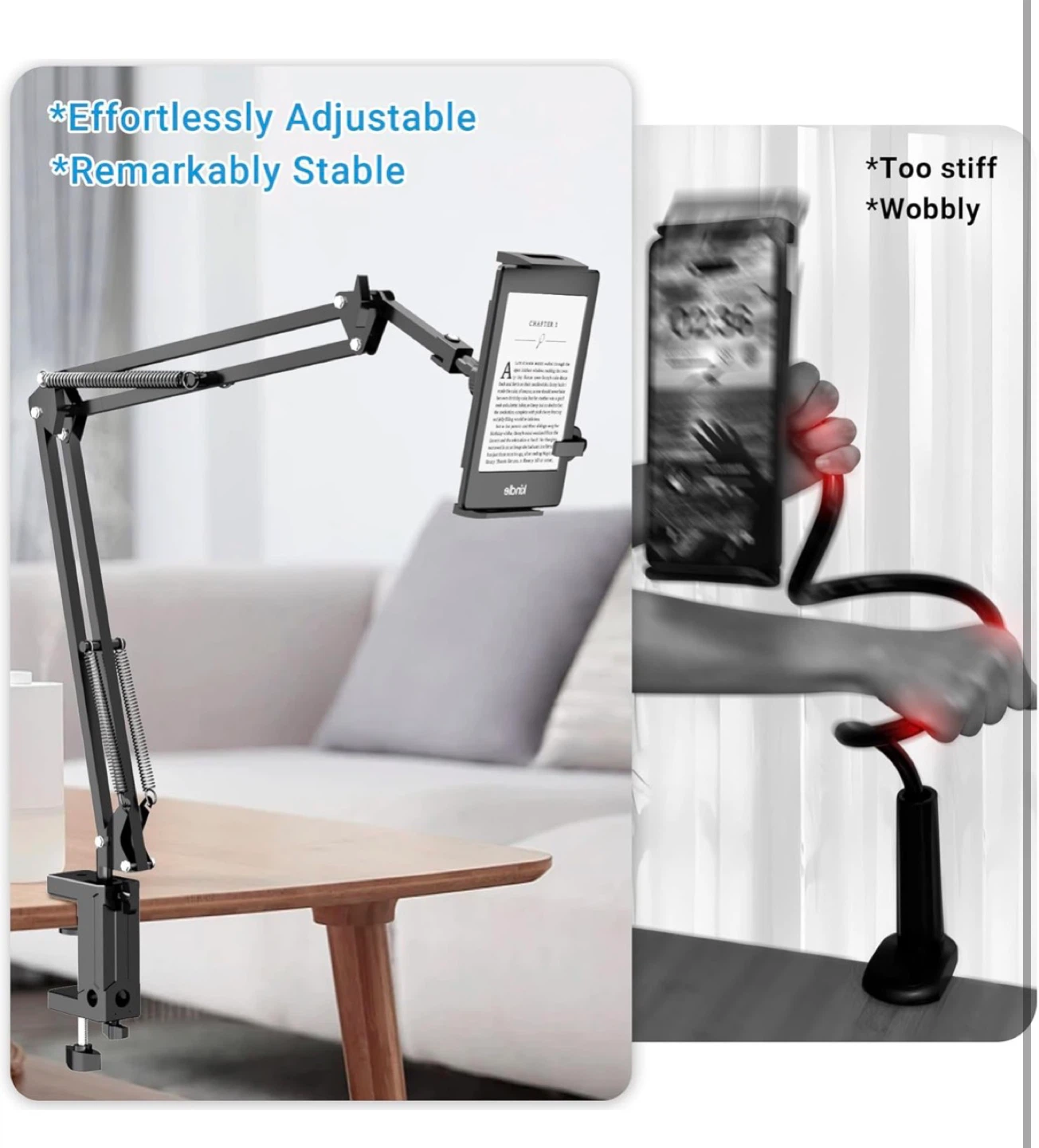 Adjustable Tablet/Phone Bed Mount Holder - photo 4