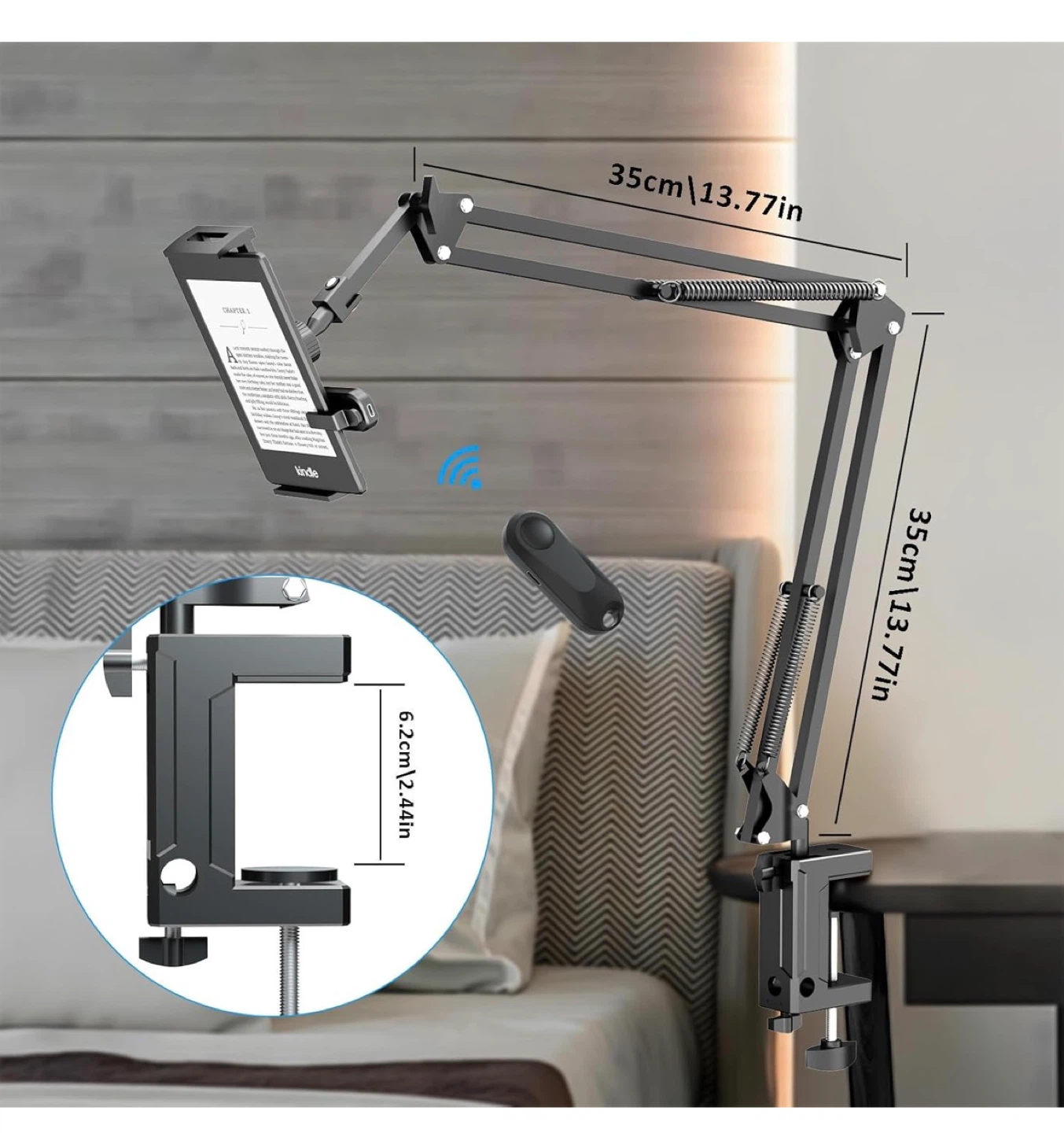 Adjustable Tablet/Phone Bed Mount Holder - photo 5