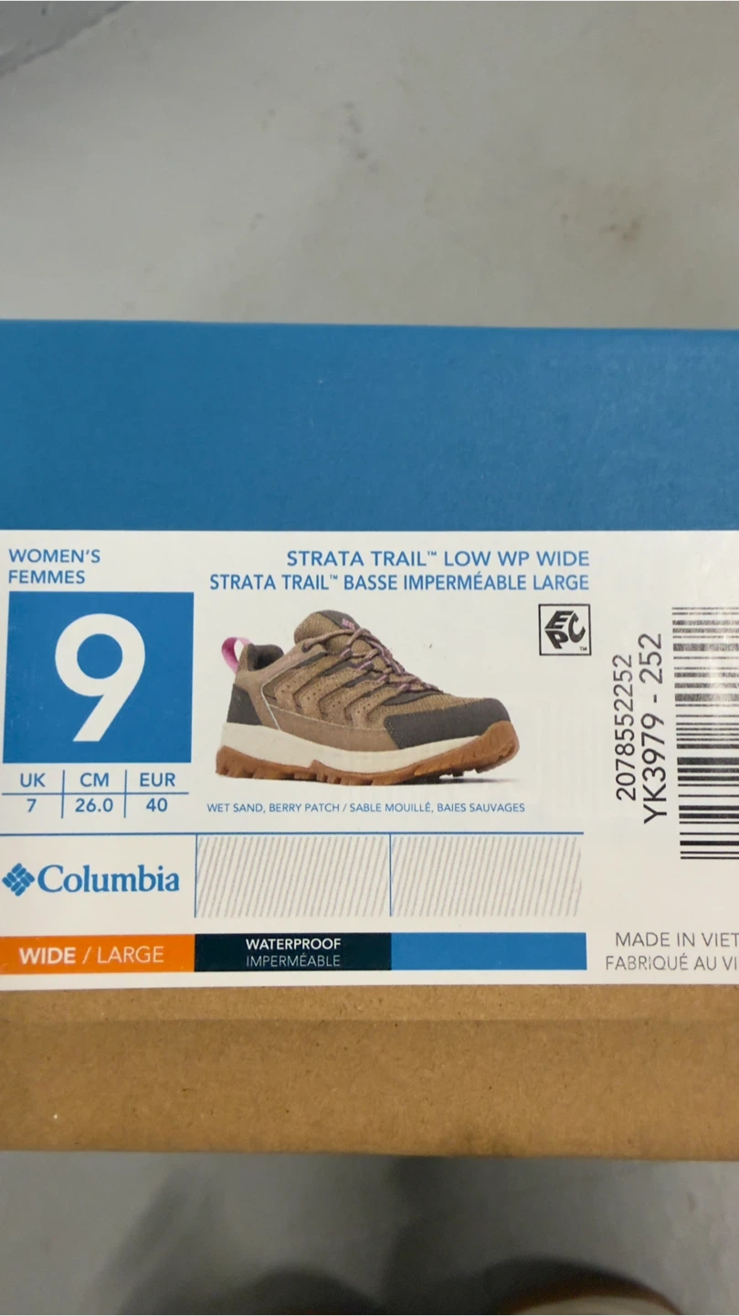 Columbia Strata Trail Low WP Wide Women's Size 9 - photo 4