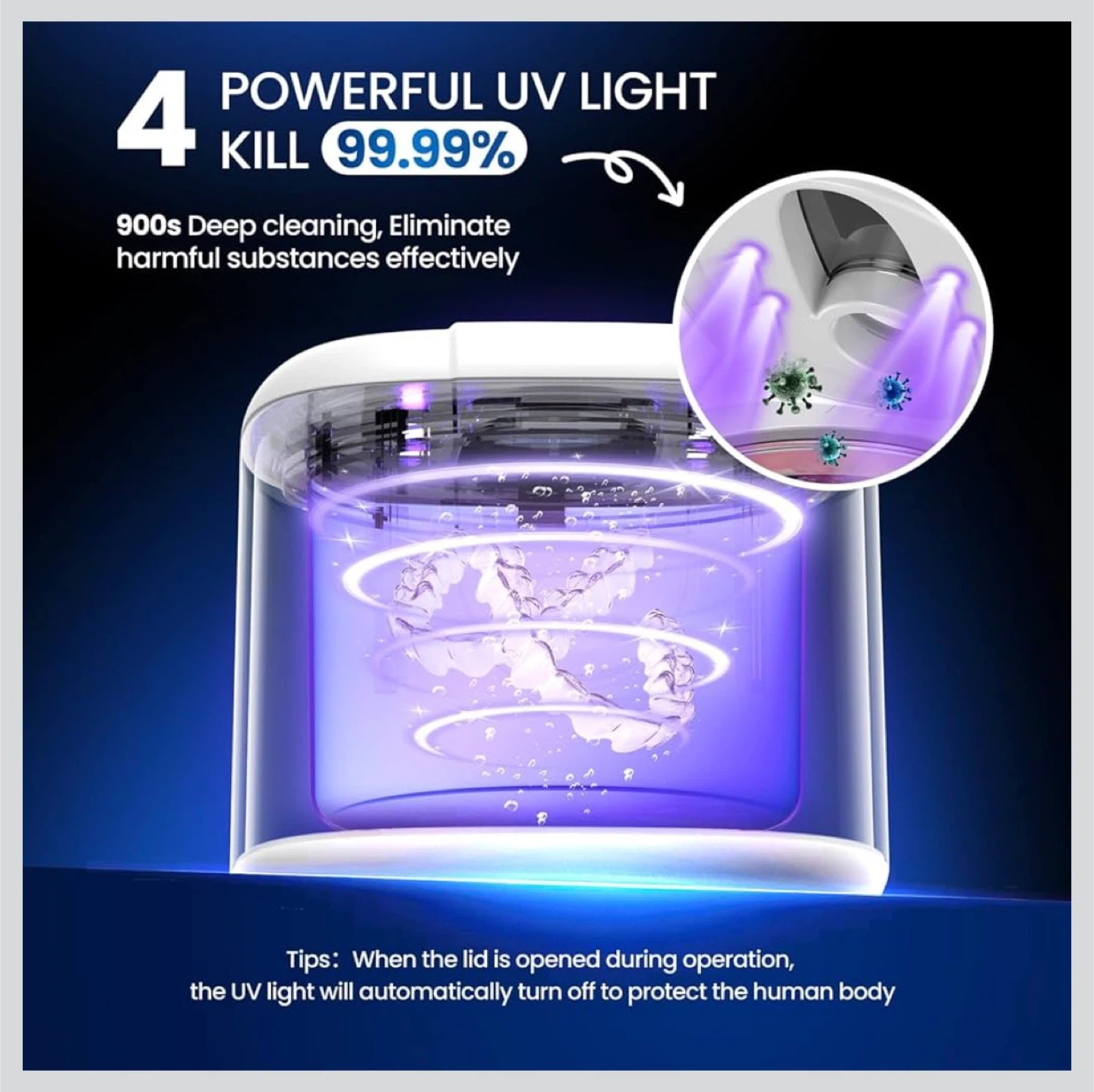 UV Light Ultrasonic Cleaner - photo 3