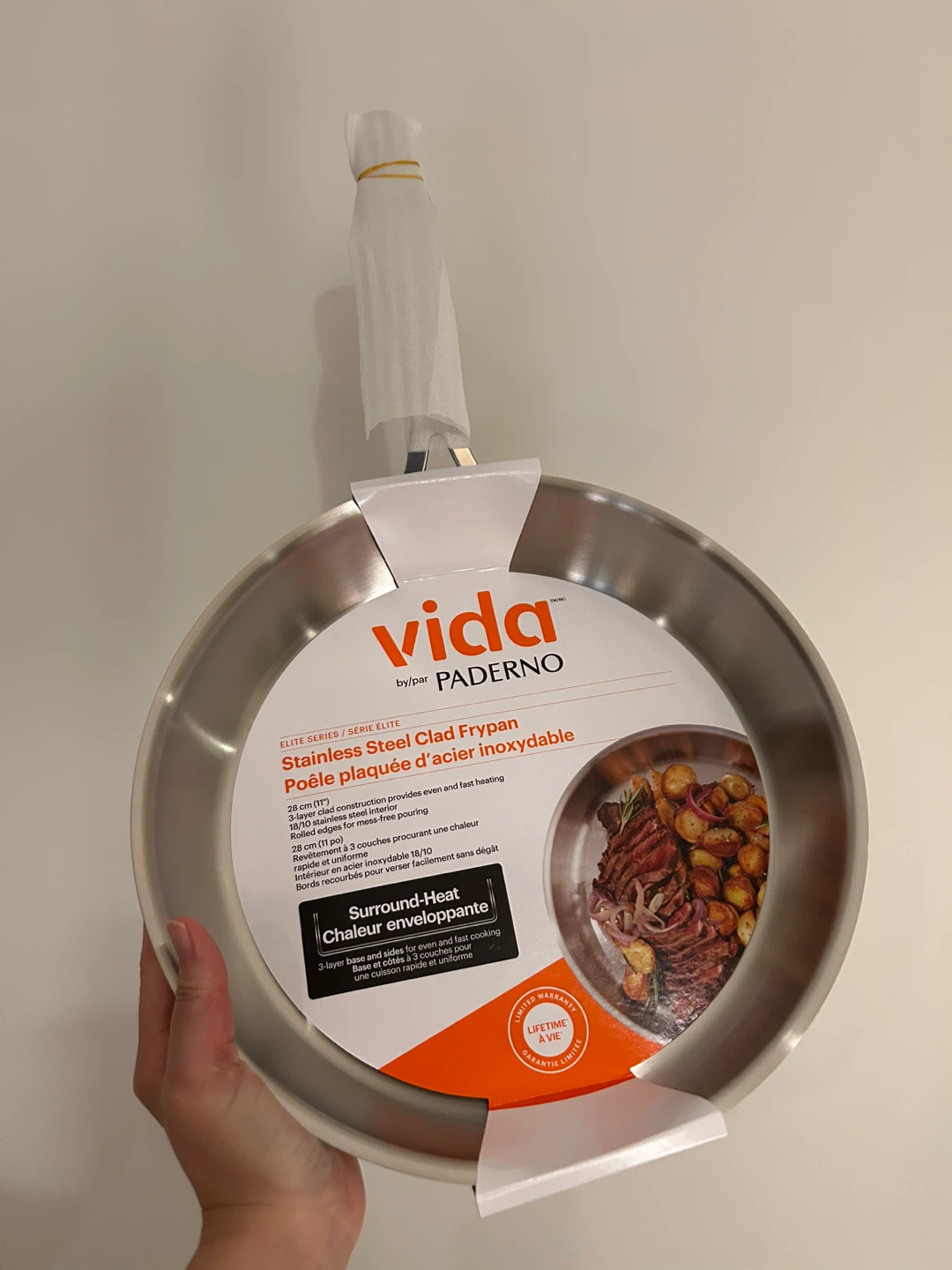 Brand new Vida by PADERNO Stainless Steel Pan