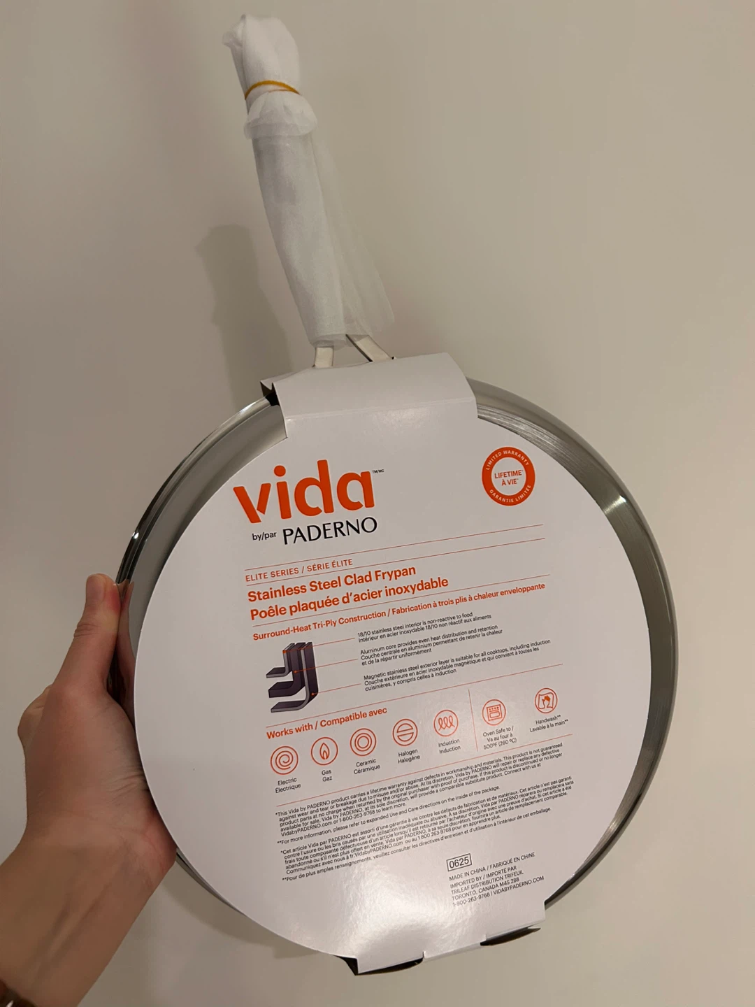 Brand new Vida by PADERNO Stainless Steel Pan - photo 2