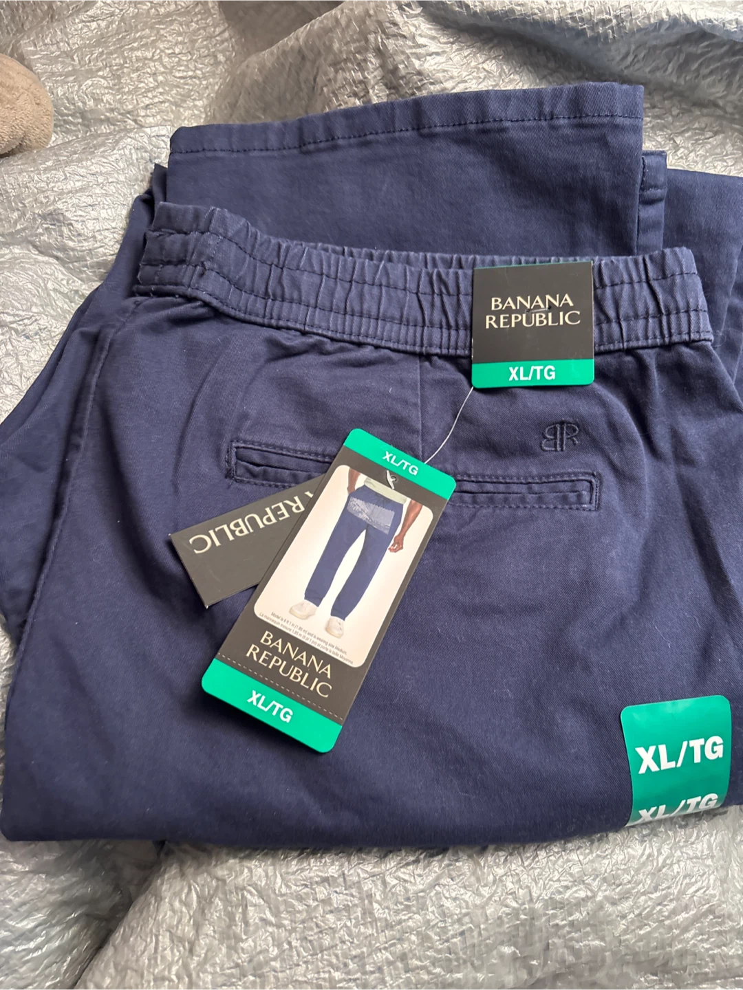 New Banana Republic XL/TG Pants - Navy Blue