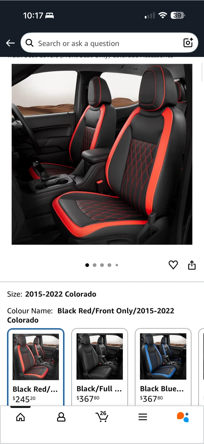 FEINEPRO Seat Covers – Chevy Colorado 2015–2022 - photo 2