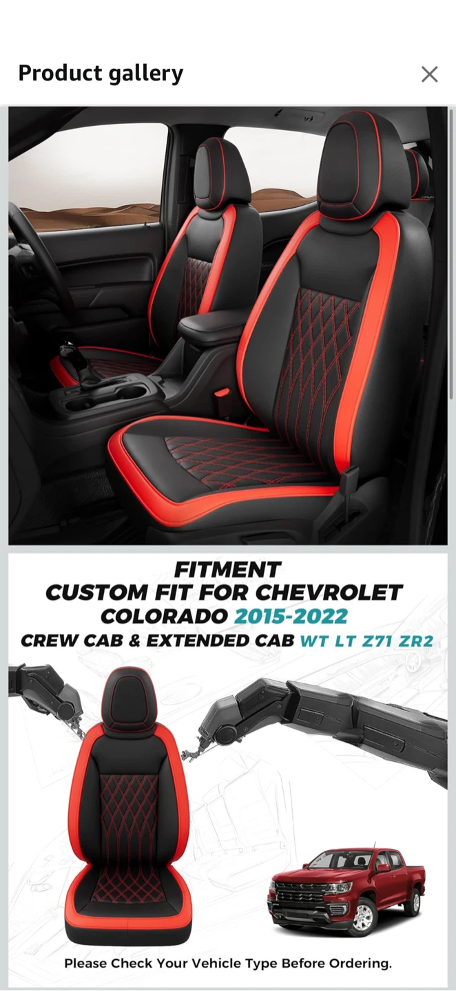 FEINEPRO Seat Covers – Chevy Colorado 2015–2022 - photo 3