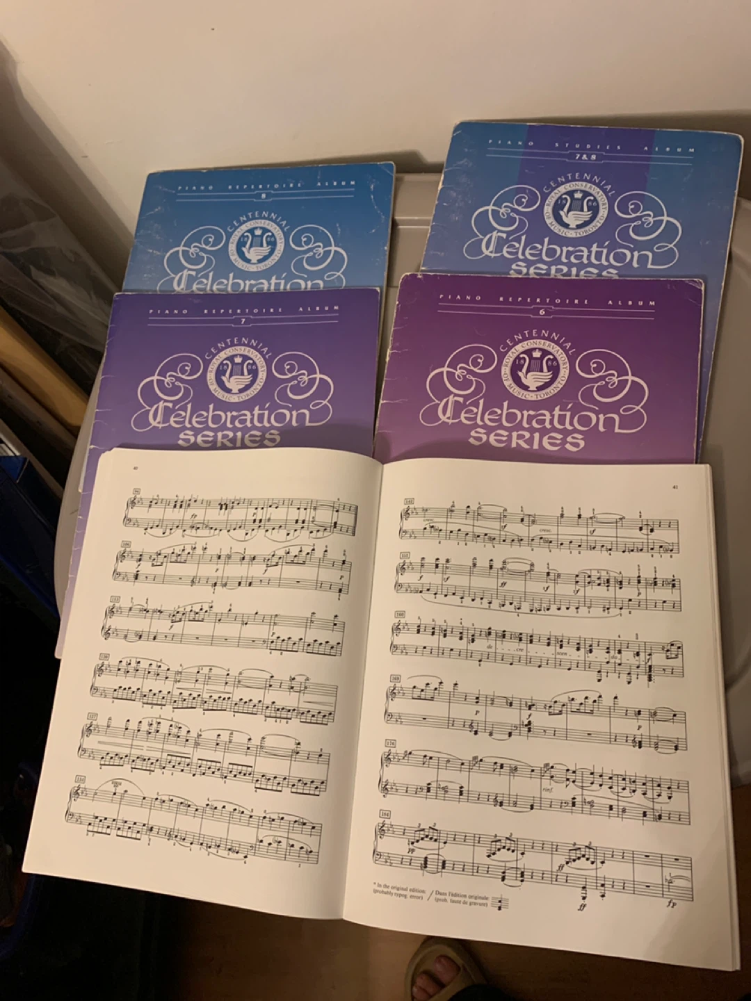 Lot of Centennial Celebration Series Piano Repertoire Album