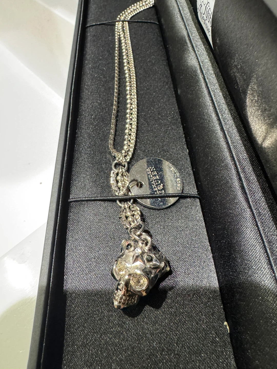 Authentic Silver Alexander McQueen Bracelet