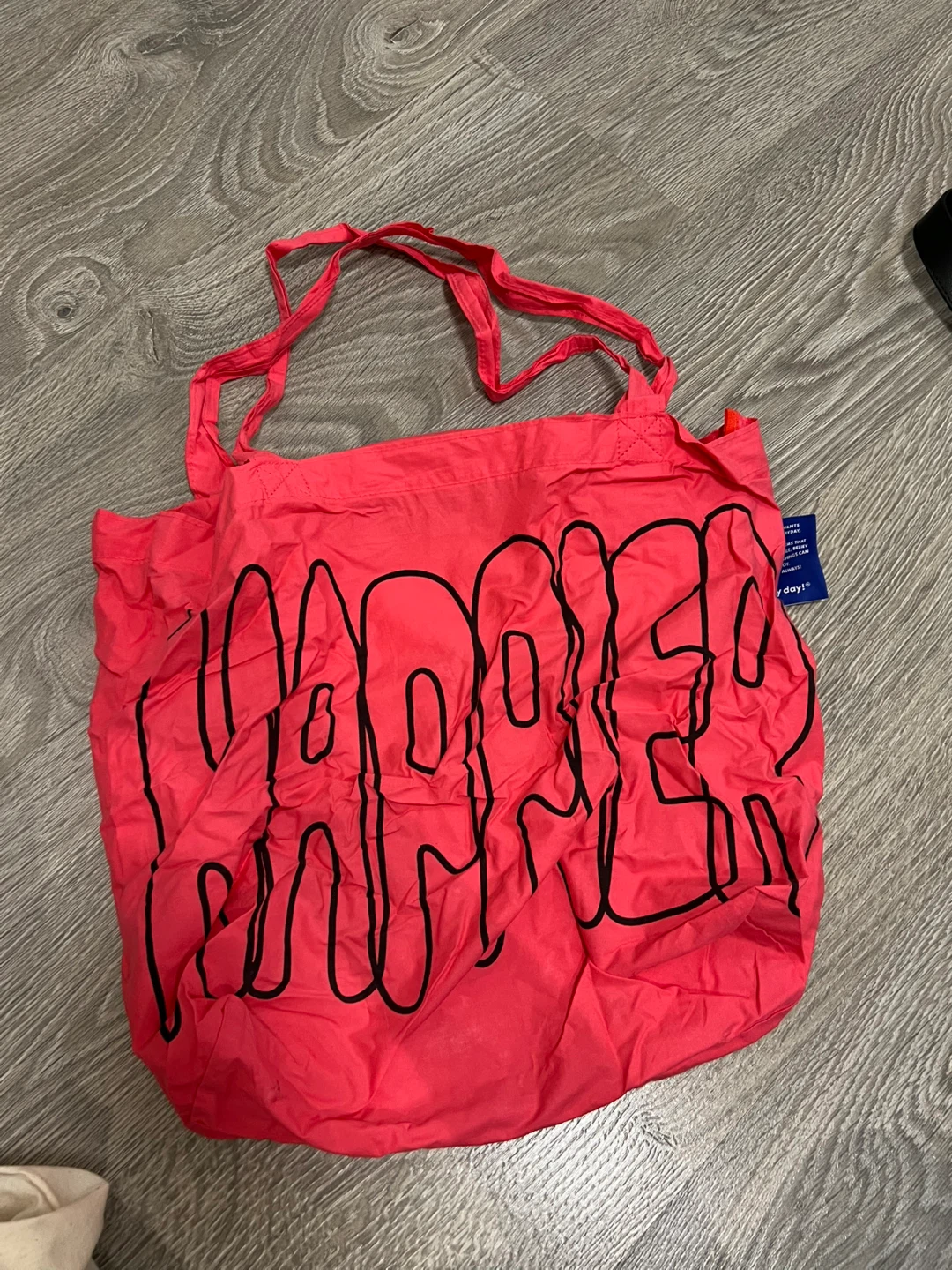 HAPPIER Everyday! Pink Tote Bag