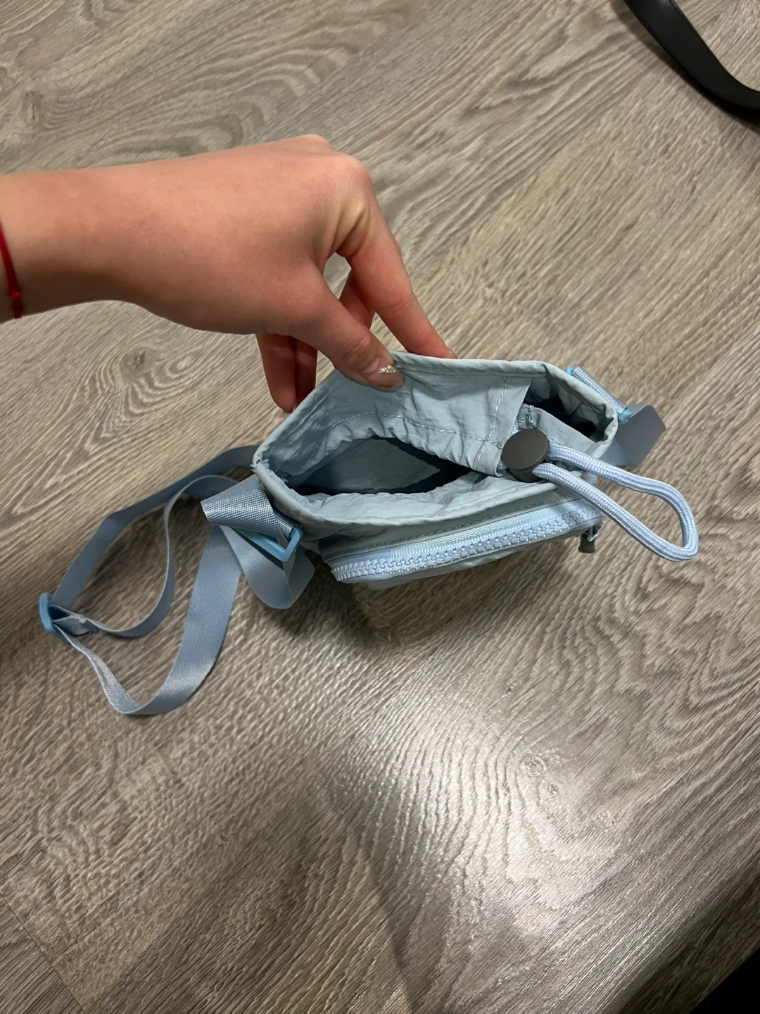 Side-Entry Crossbody Bag Blue - photo 2