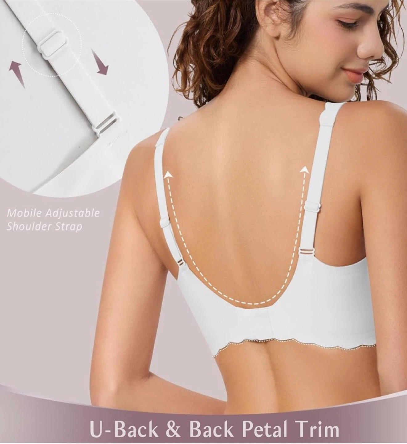 MOEOOZLLO Second-Skin Feel Bra - Size S - photo 2