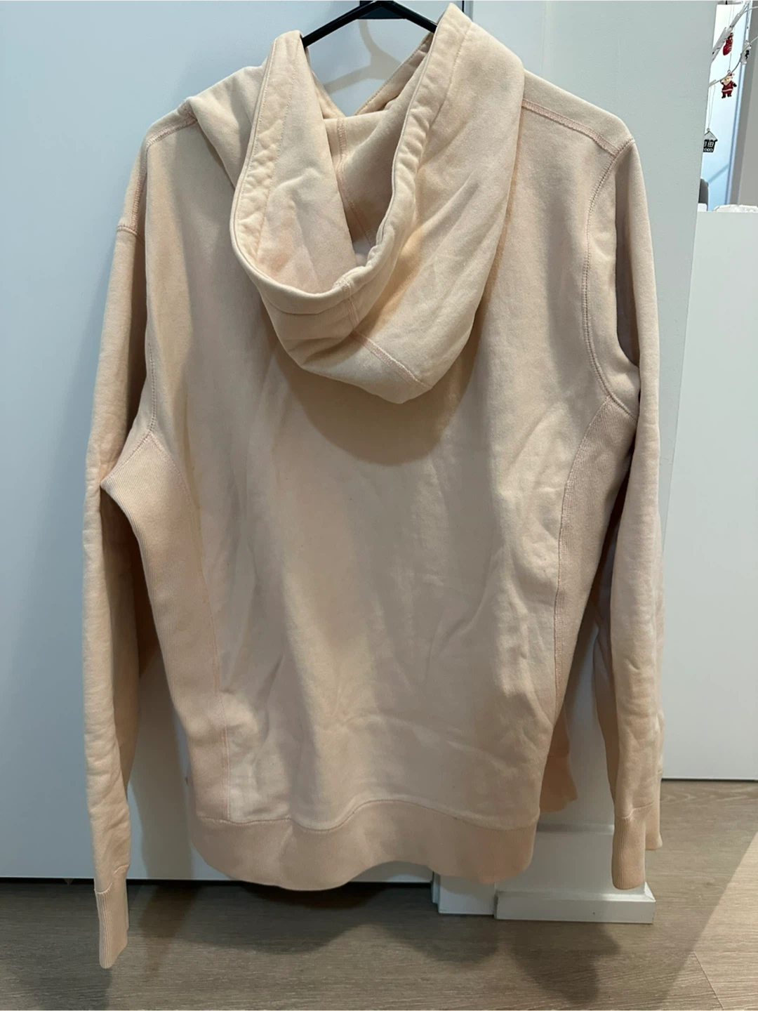 Supreme Box Logo Hoodie (Peach - Large) - photo 4