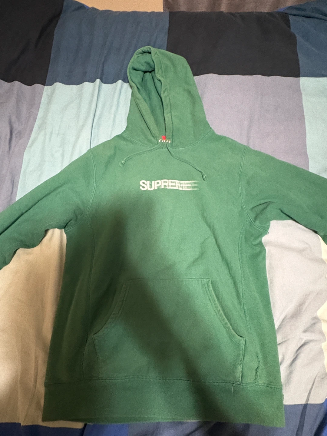 Supreme Hoodie - Green, Size Medium