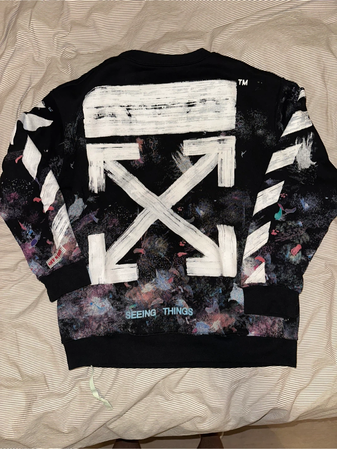 Off-White 'Galaxy' Crewneck Sweatshirt - photo 2