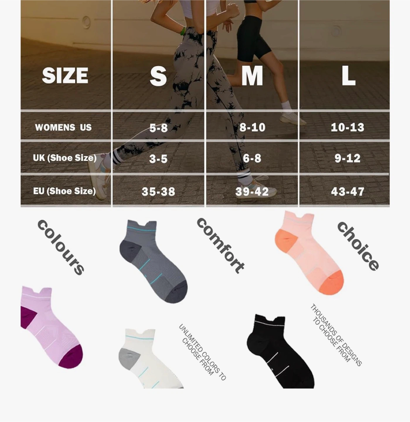 Brisira Coolmax Ankle Socks - Size S (US 5-8) - photo 5