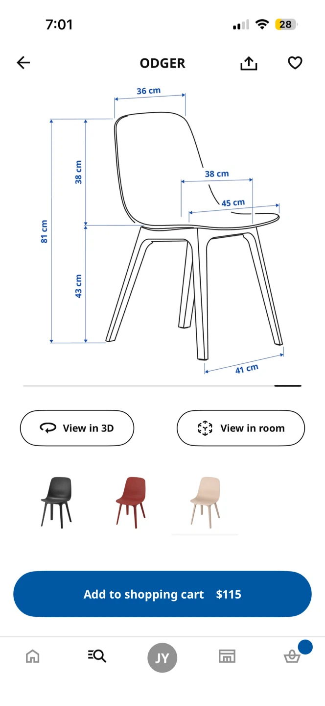 Moving Sale! Ikea Chair (ODGER) - Beige - photo 4