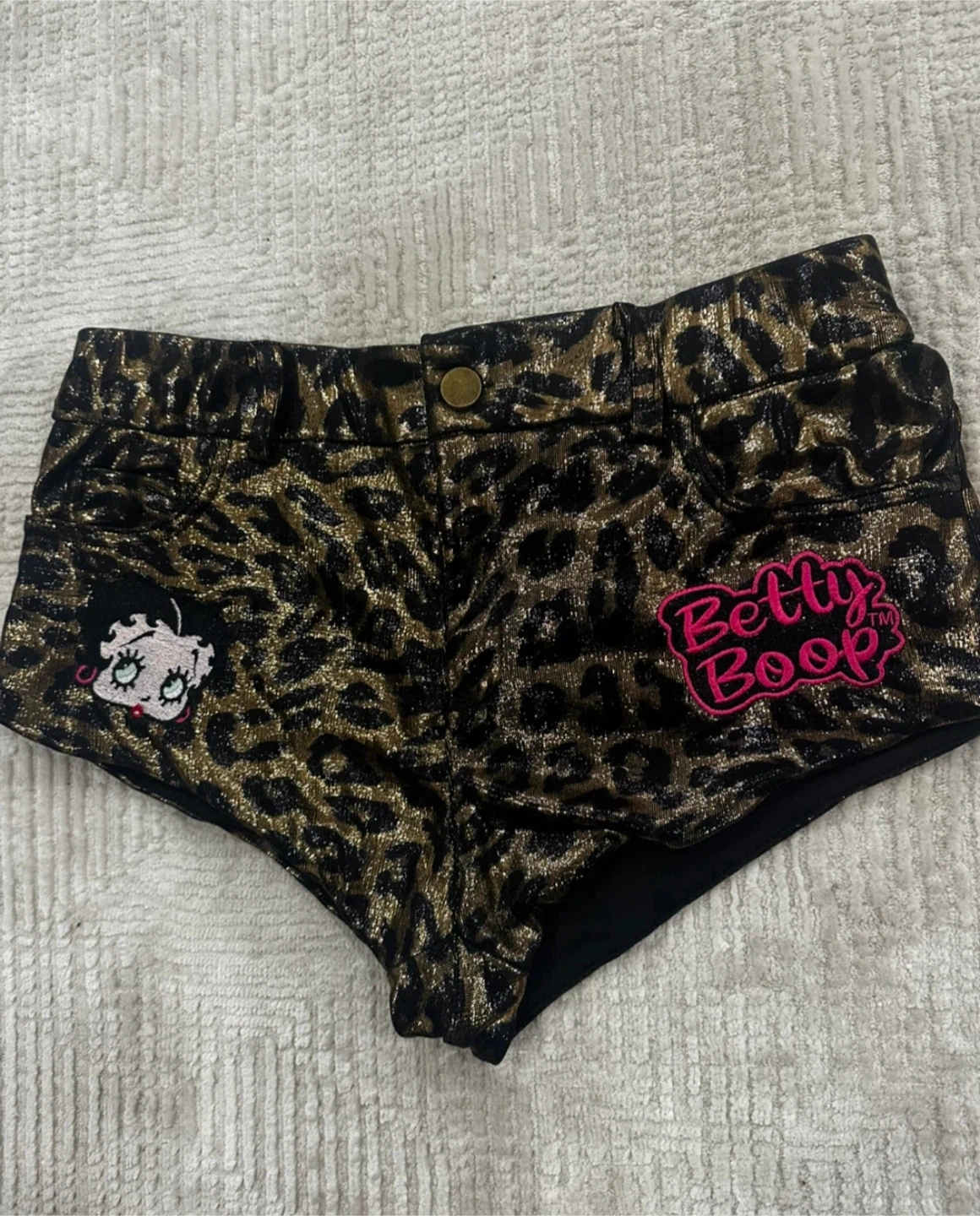 Betty Boop Leopard Print Shorts - photo 2