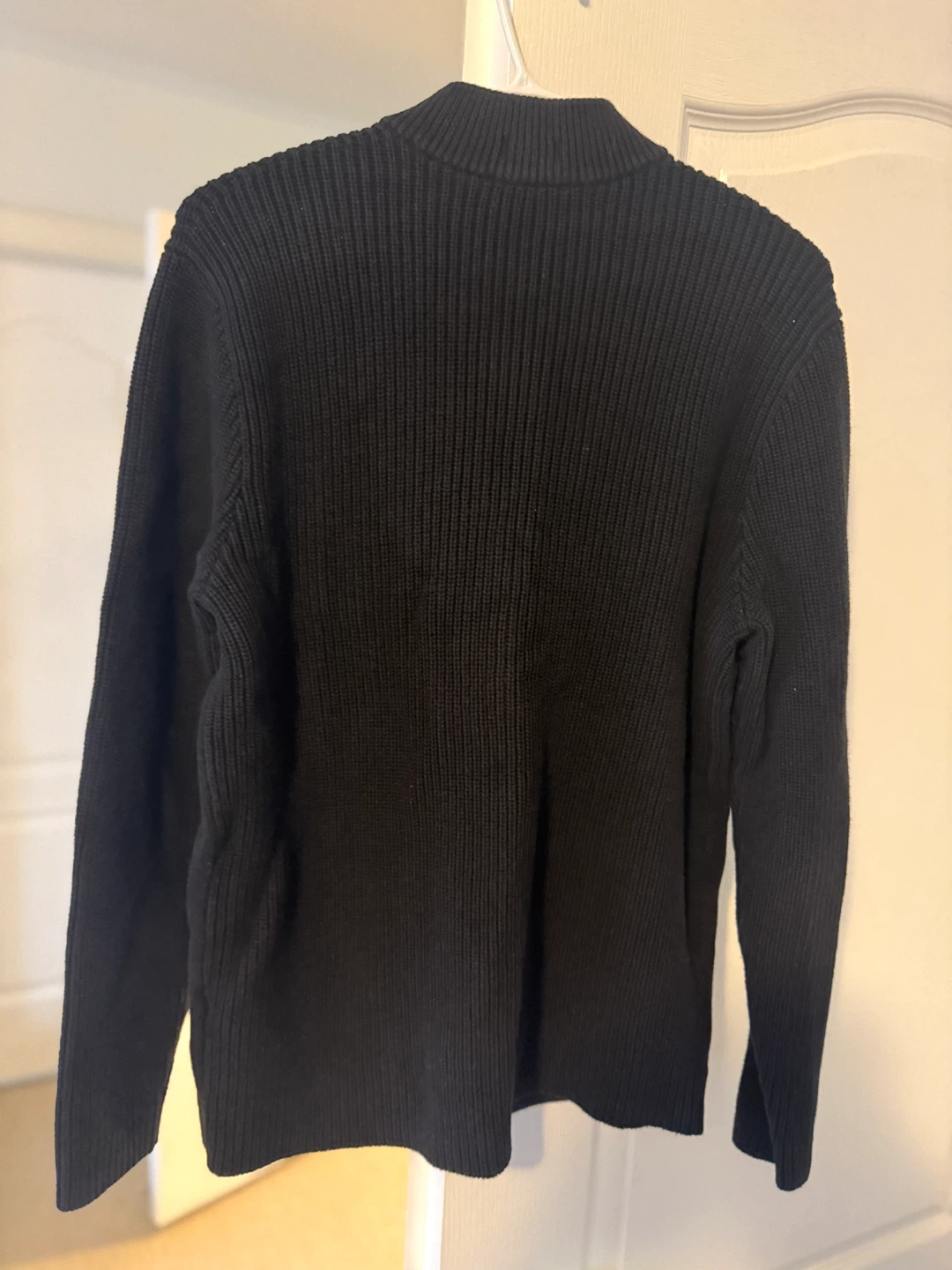 Hugo Boss Black Wool Zip Cardigan - photo 4