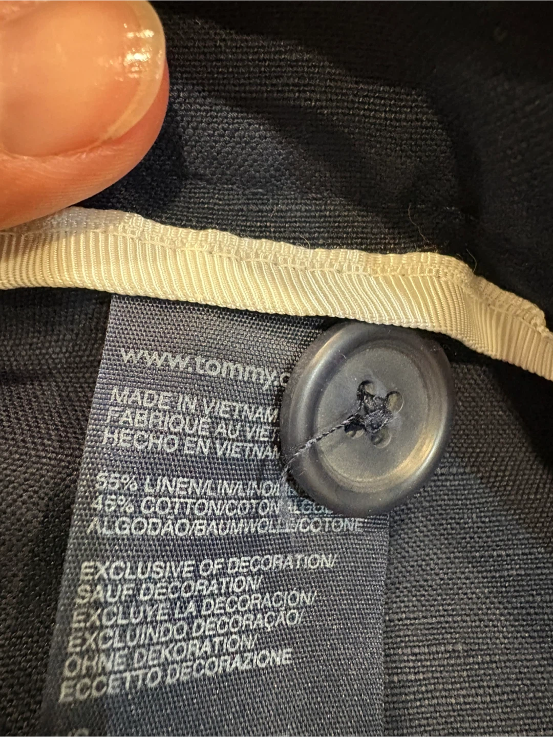 Tommy Hilfiger Linen Blend Pants - Size 10 - photo 5