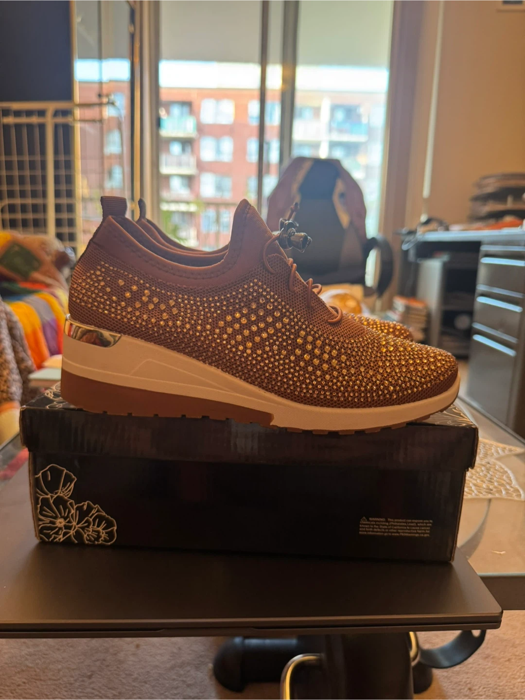 Atalina Women’s Brown Sneakers - Size 40 EU or 8.5 US - photo 2