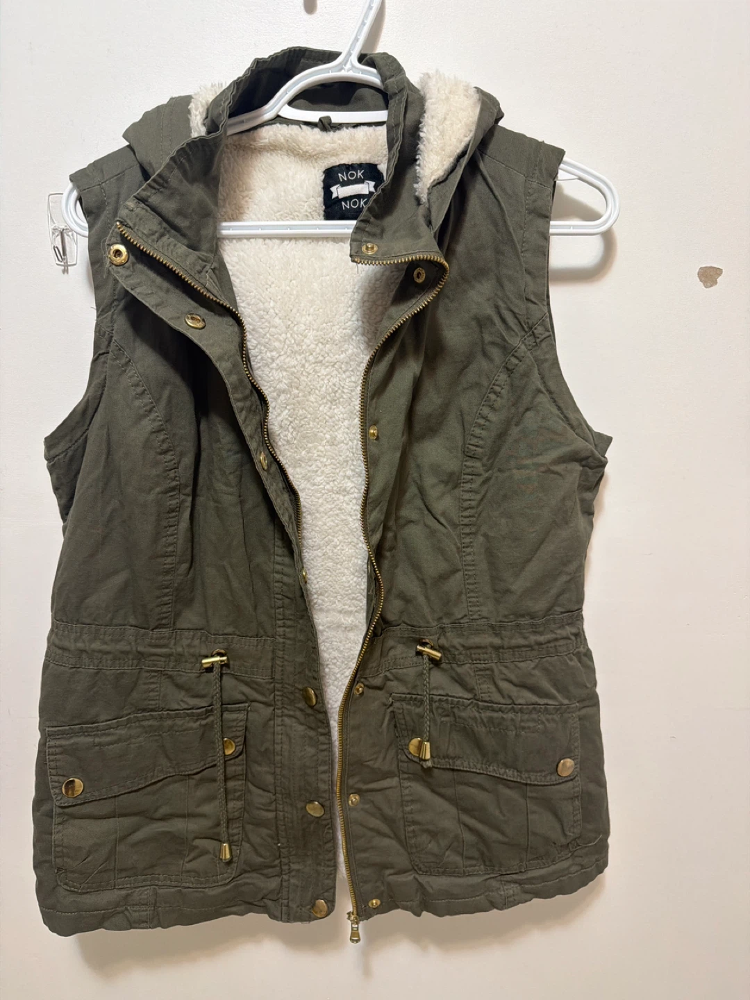 NOK Olive Green Vest - Size L