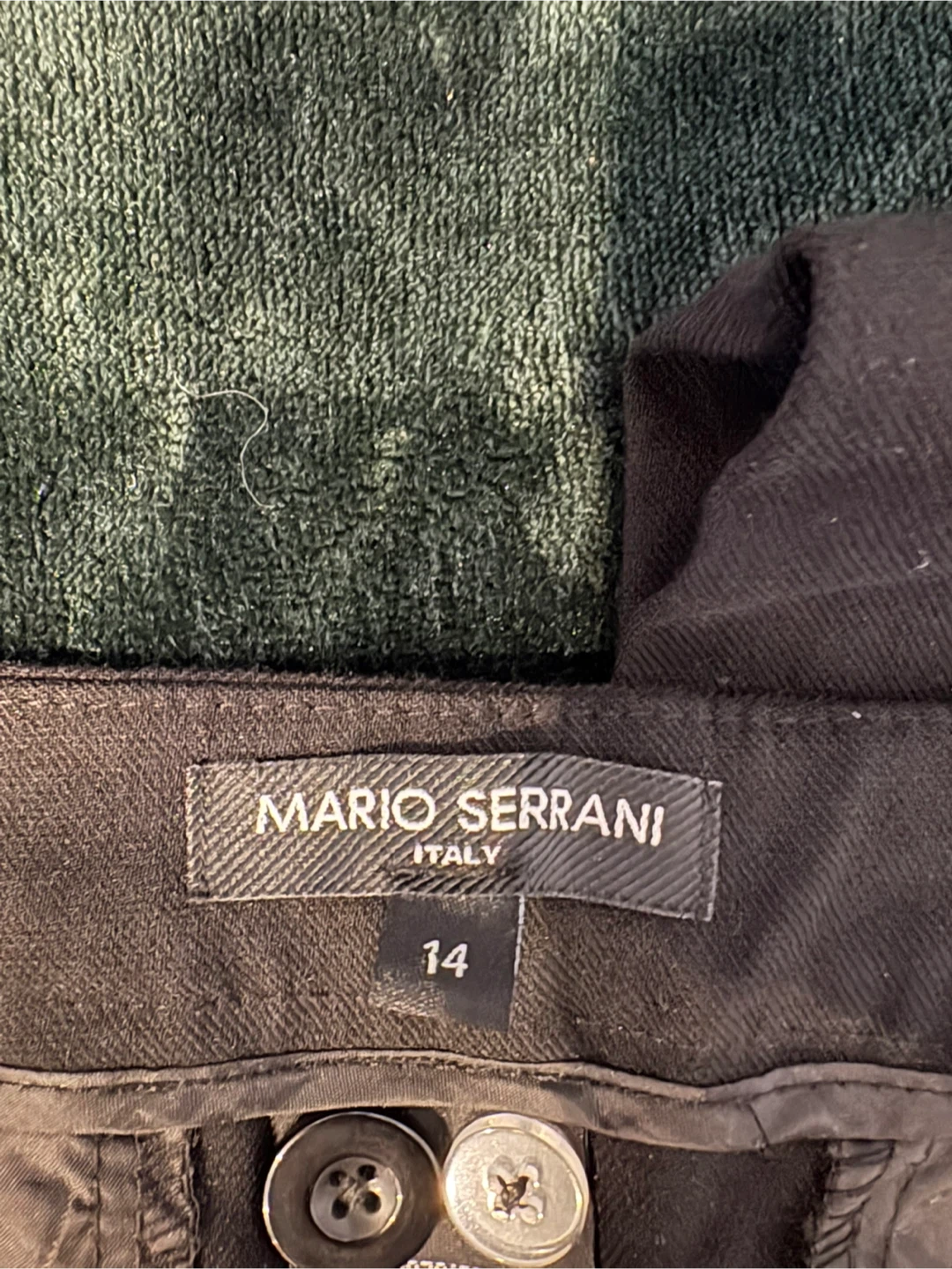 Mario Serrani Black Pants - Size 14 - photo 3