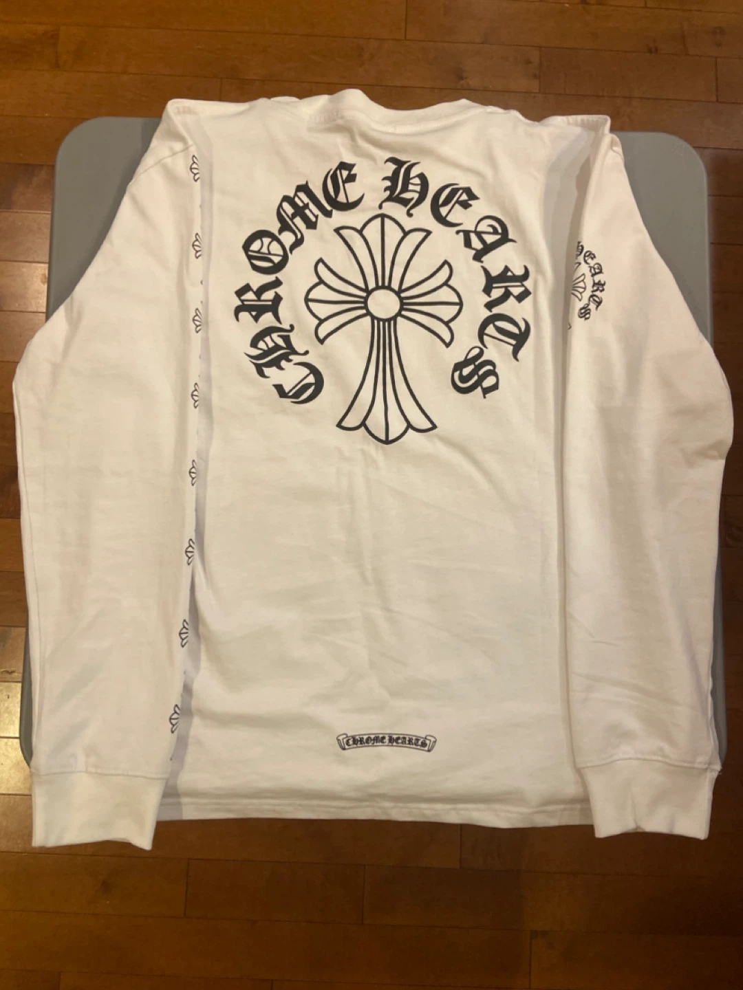 Chrome Hearts White Long Sleeve Shirt - Size Mq - photo 3