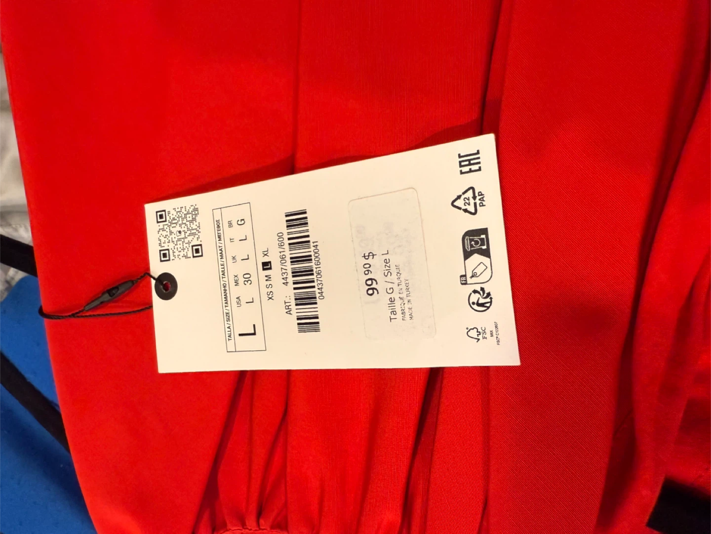 Zara Red Dress - Size L - photo 2