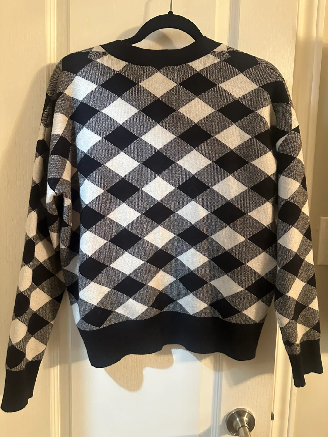 Rachel Zoe Black & White Cardigan - Size L - photo 3