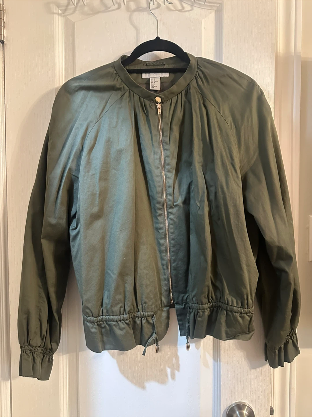 H&M Olive Green light Jacket - Size 10