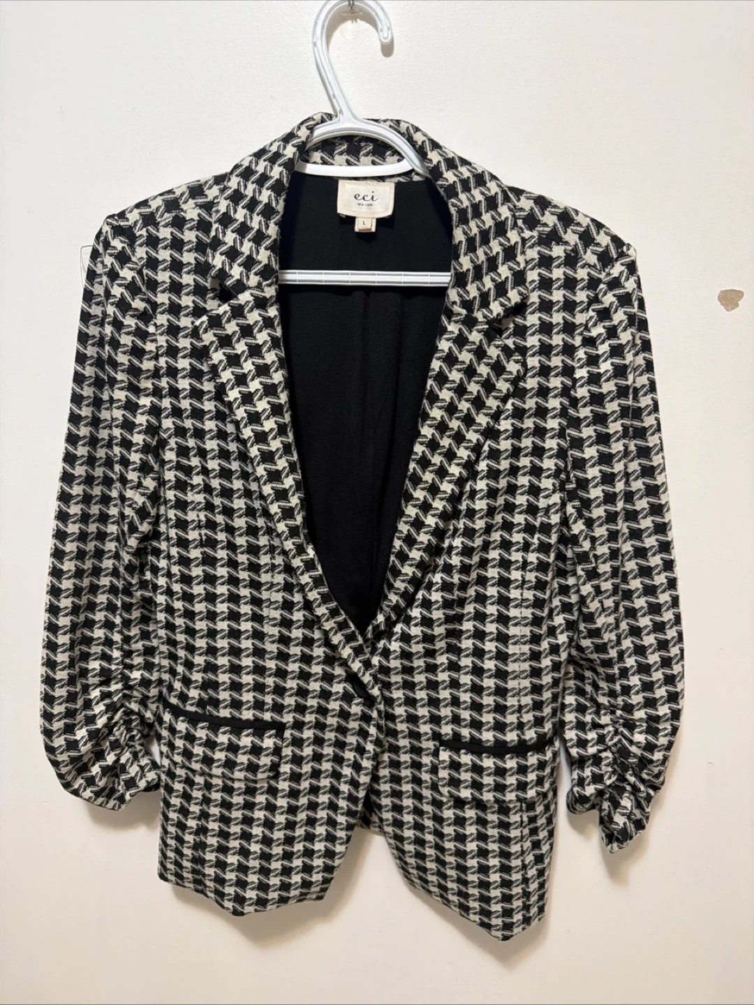 ECI Houndstooth Blazer - Size L