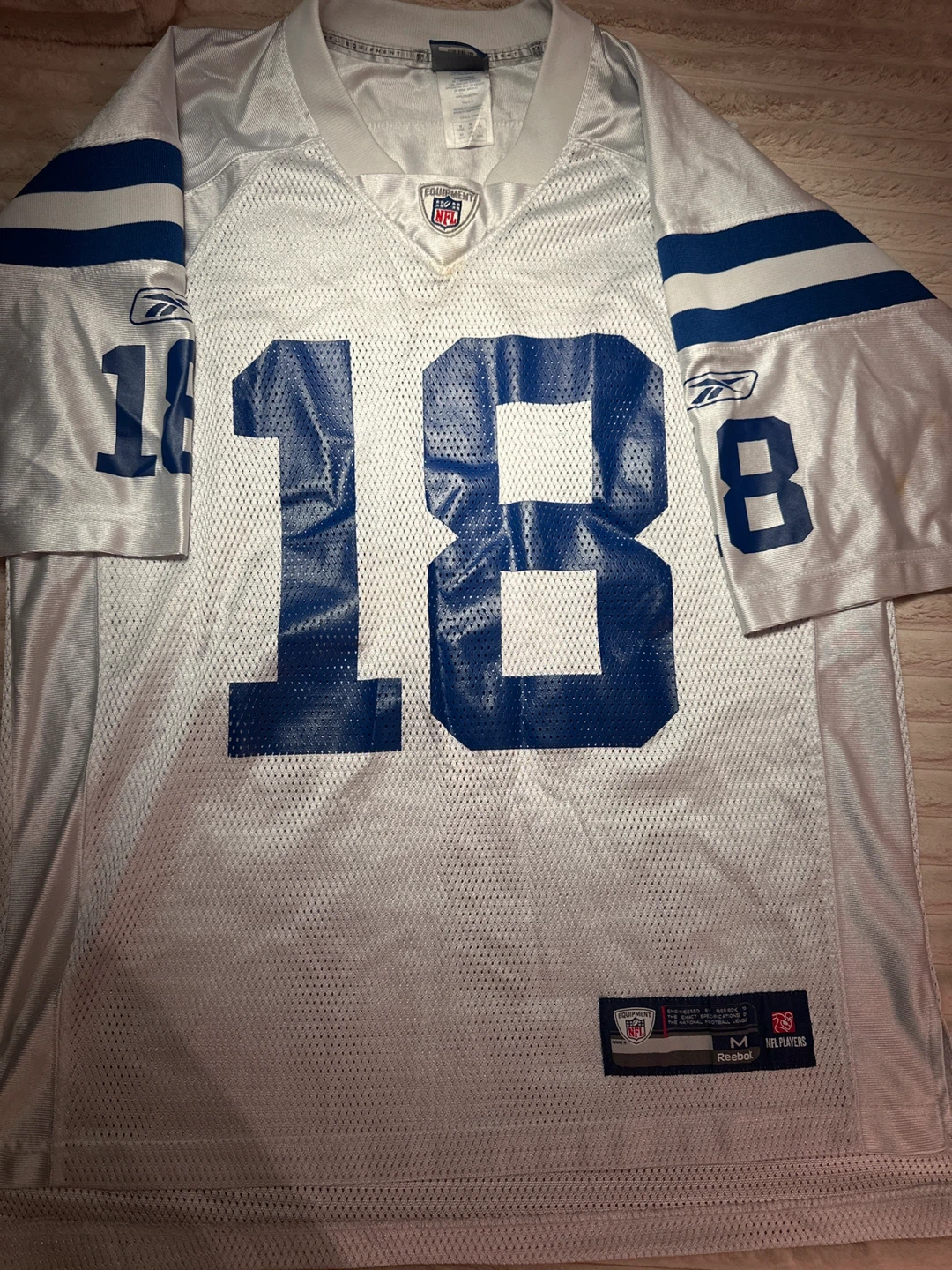 Reebok Vintage NFL Peyton Manning #18 Jersey - Size M