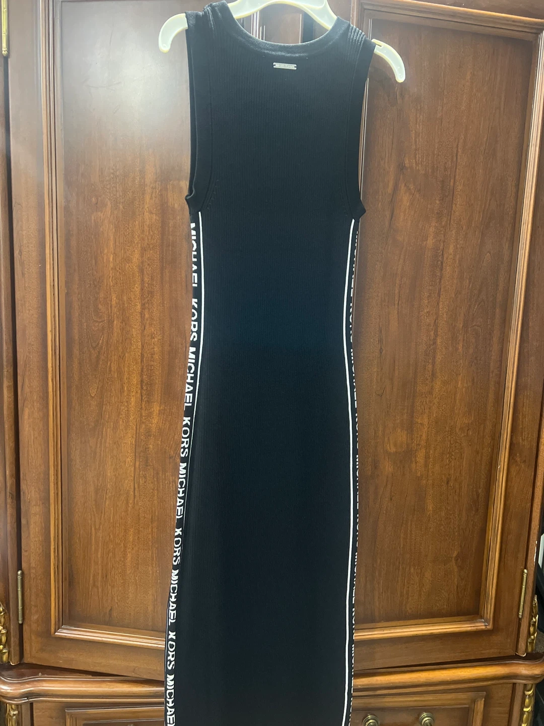 Michael Kors Brand NWT Black Ribbed Knit Dress - photo 2