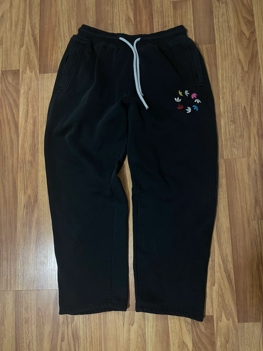 Adidas Black Baggy Sweatpants