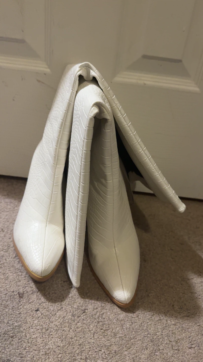 Black Thigh High Stiletto Boots - photo 2