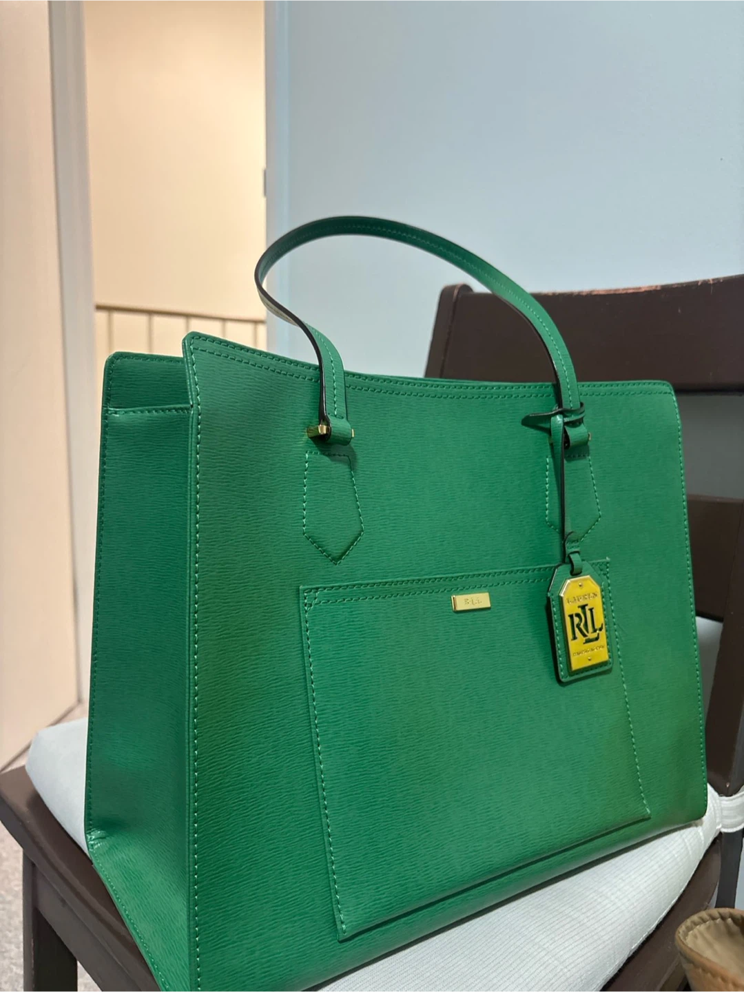 Ralph Lauren Green Tote Bag