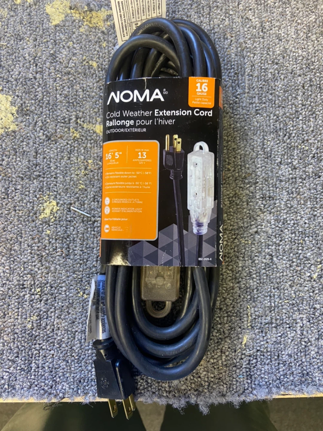 Noma 16' 5" Cold Weather Extension Cord - New - photo 2