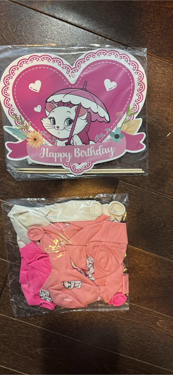Marie Cat Birthday Party Decorations - photo 3