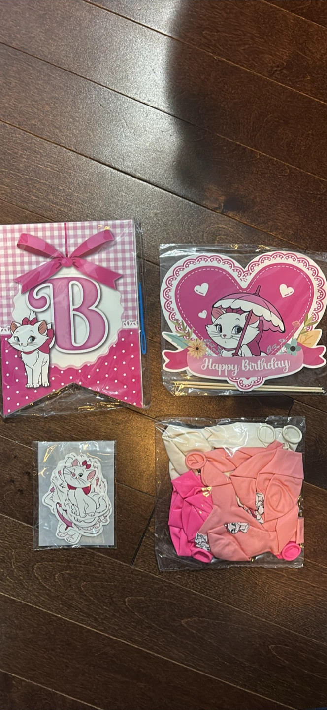 Marie Cat Birthday Party Decorations