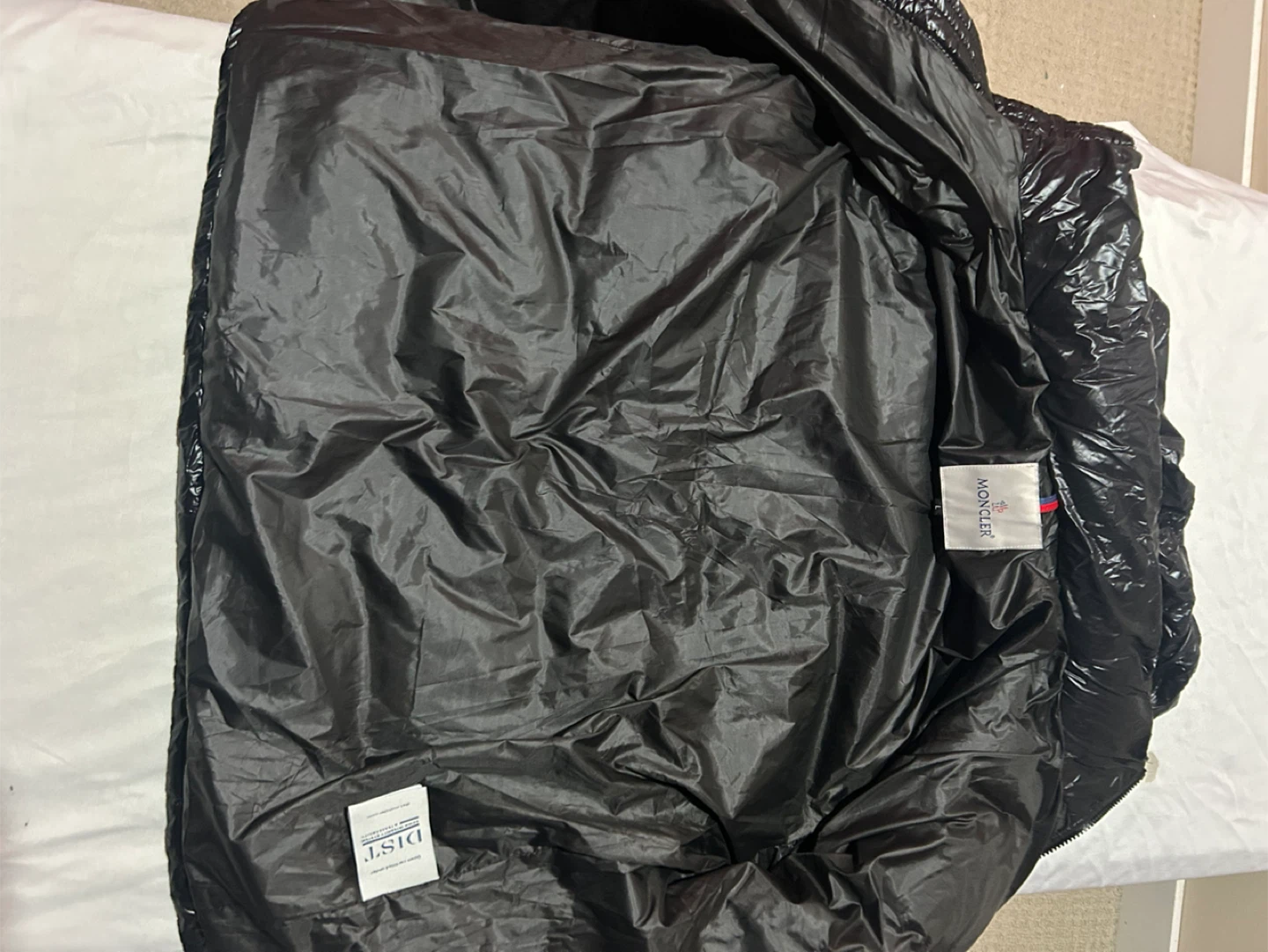 Moncler Black Puffer Jacket - Size L - photo 4