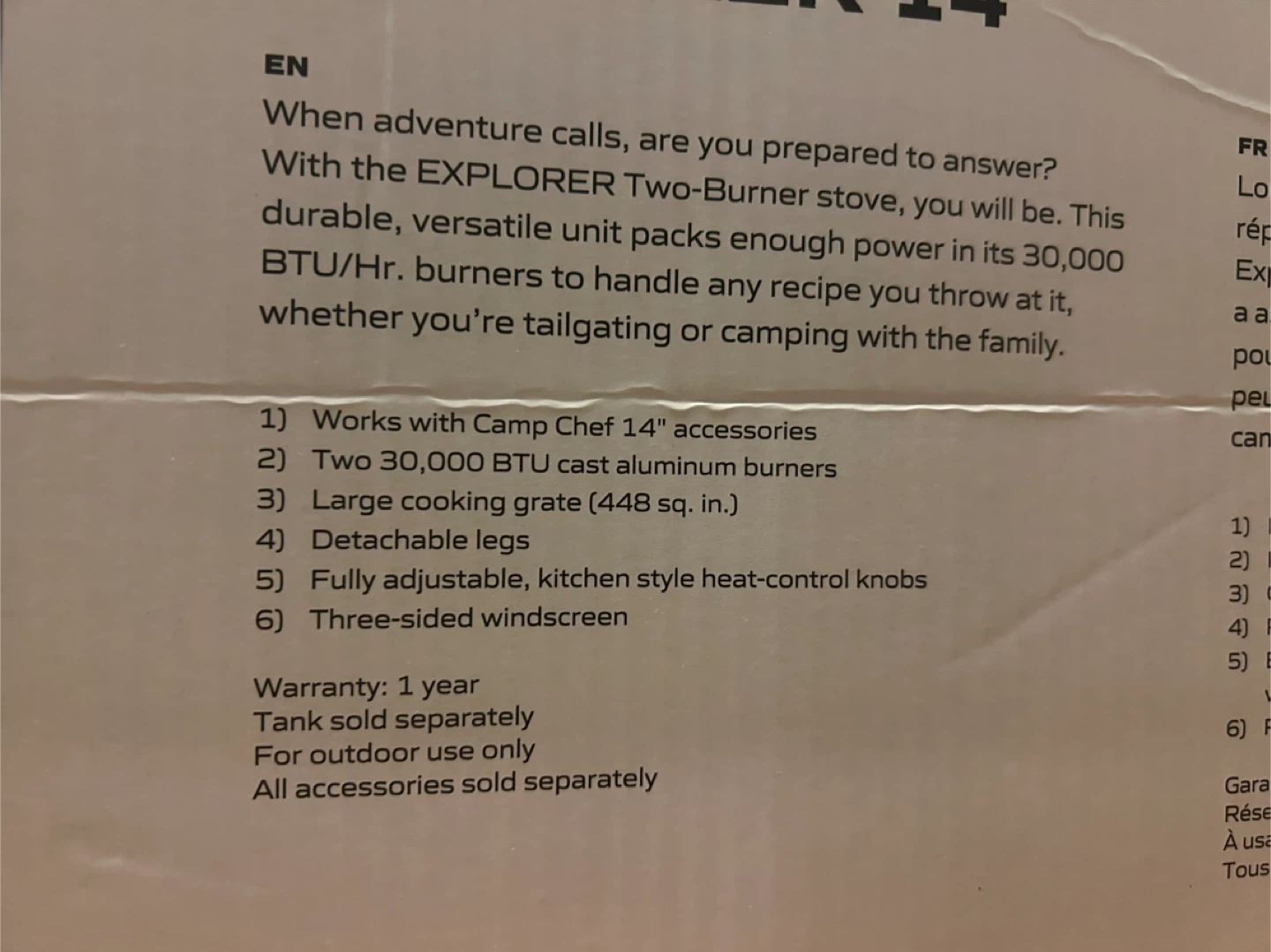 Camp Chef 2 Burner Stove