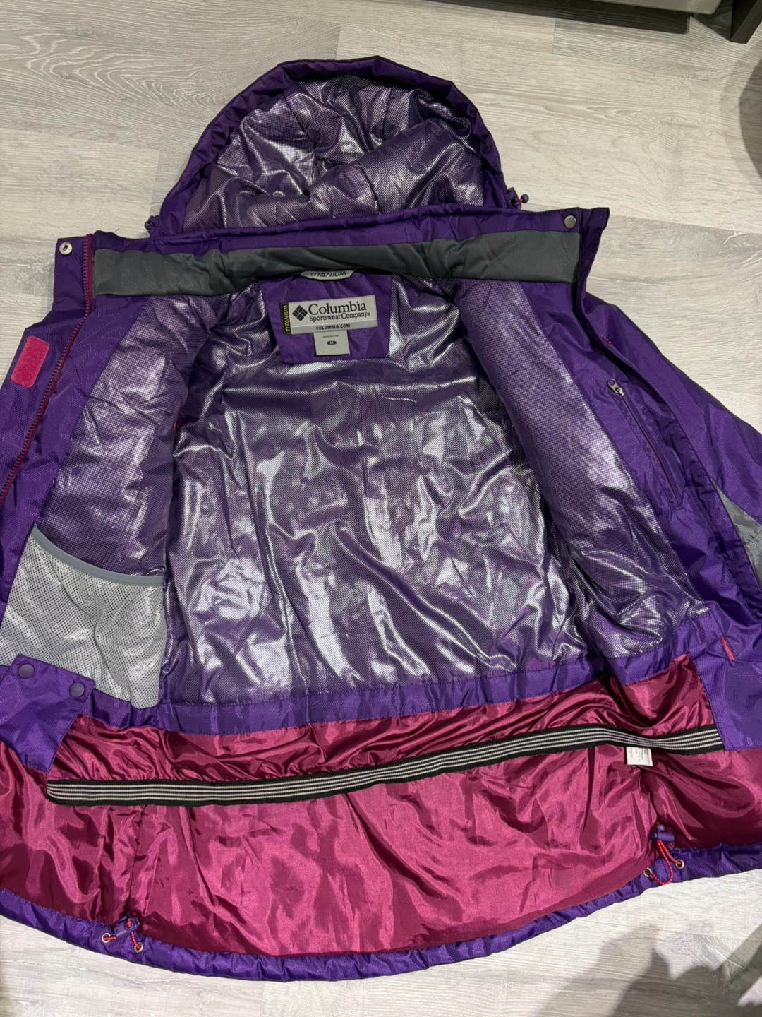 Columbia Titanium Purple Winter Ski Jacket - Size M - photo 4