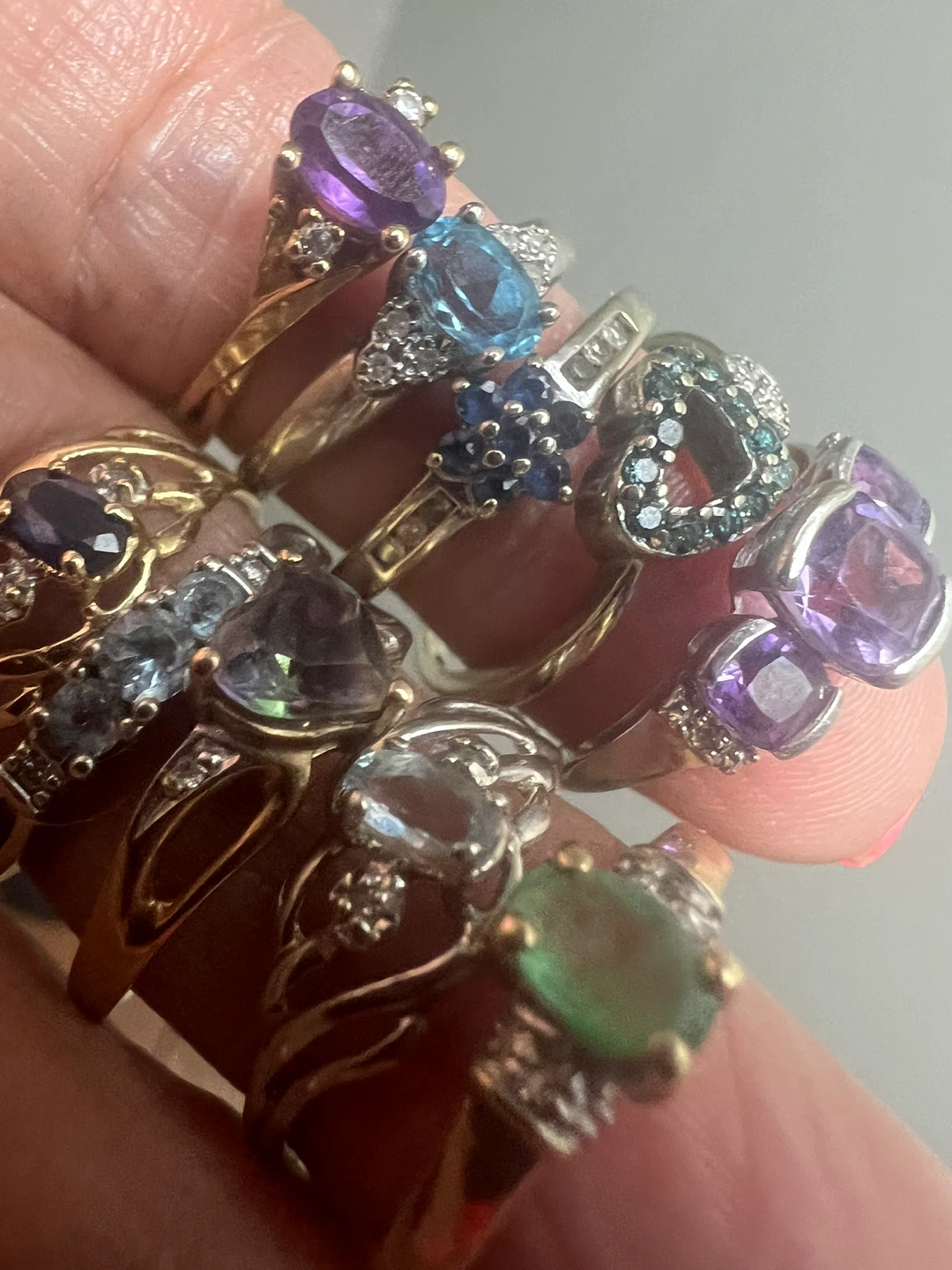 10 k rings -210 dollars each - photo 2