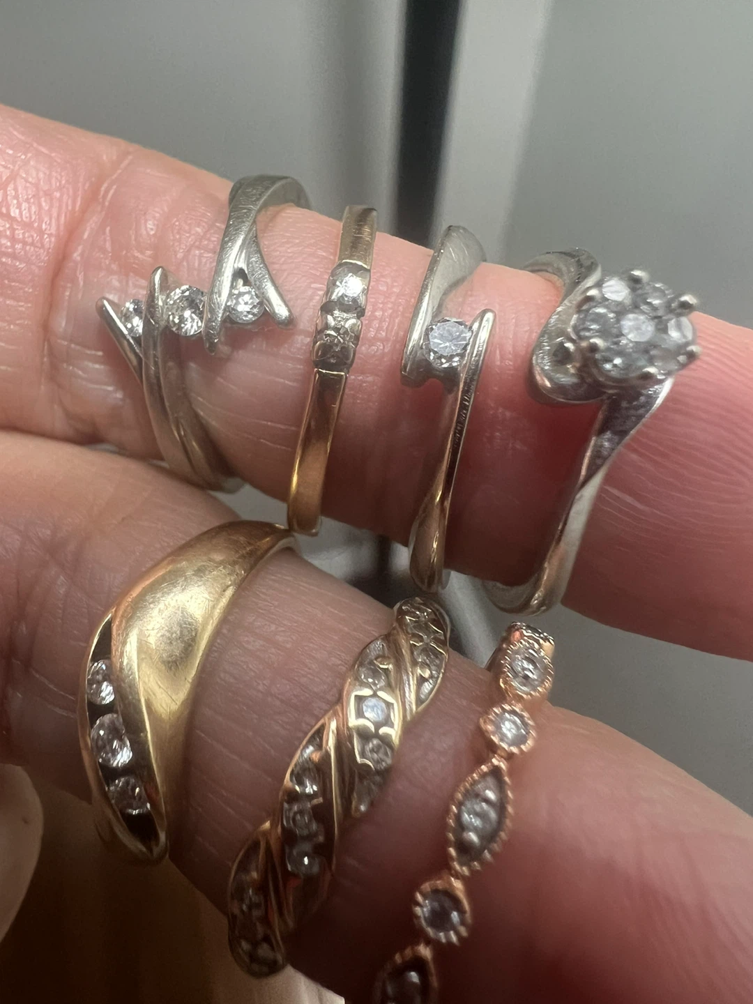 10-14 k rings -210 dollars each