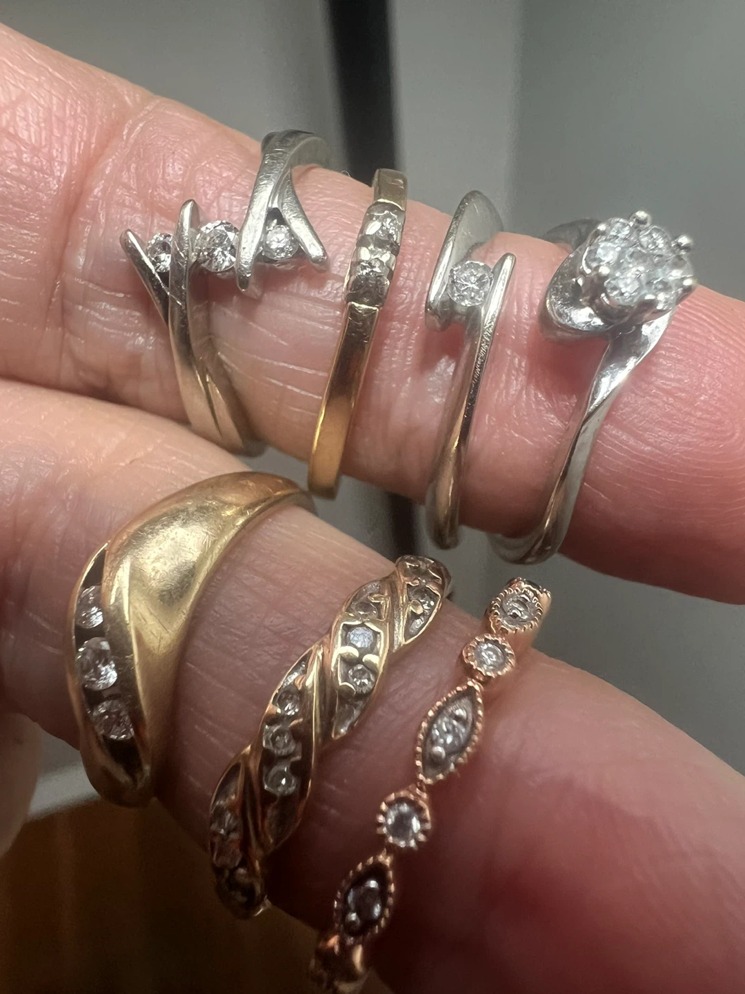 10-14 k rings -210 dollars each - photo 2