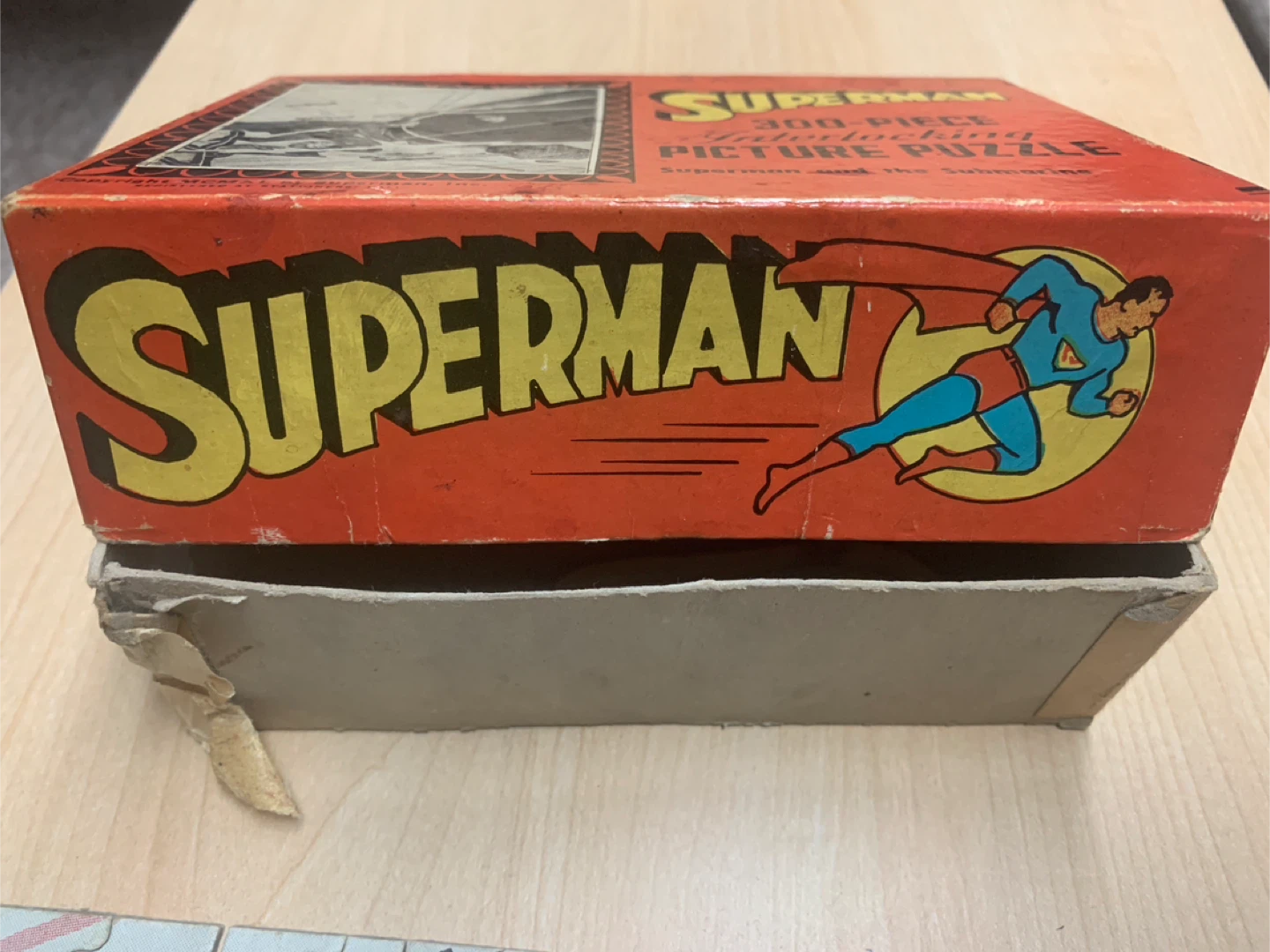 Rare Vintage Superman 300-Piece Picture Puzzle - photo 3