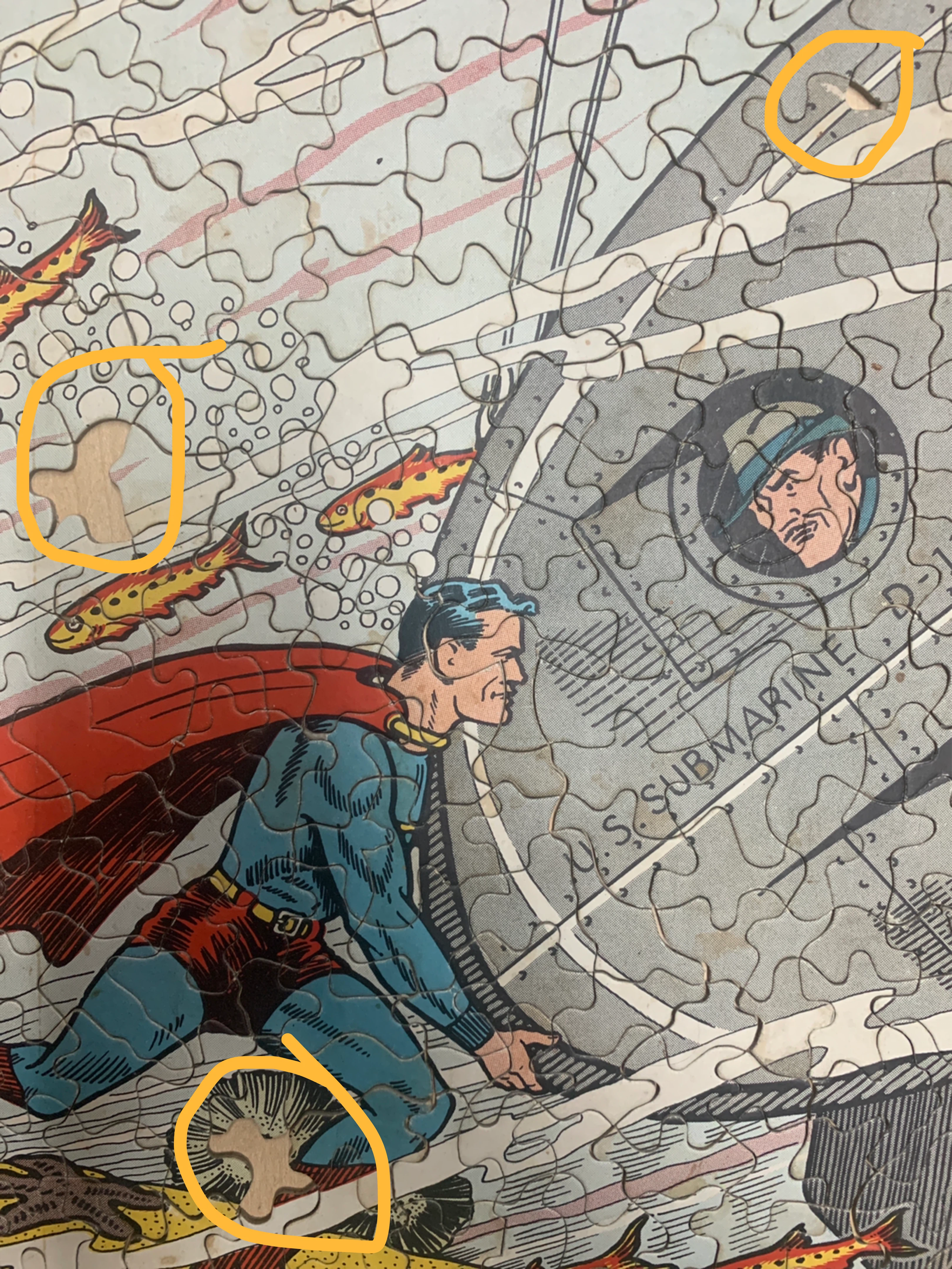 Rare Vintage Superman 300-Piece Picture Puzzle - photo 4