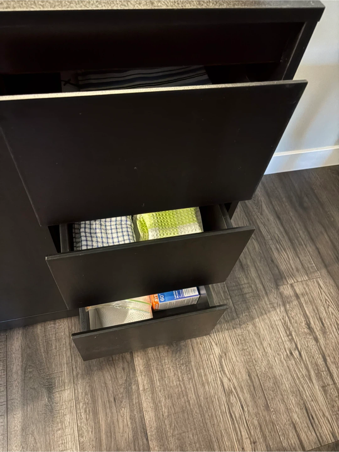 Black Hutch with Glass Cabinets - photo 3