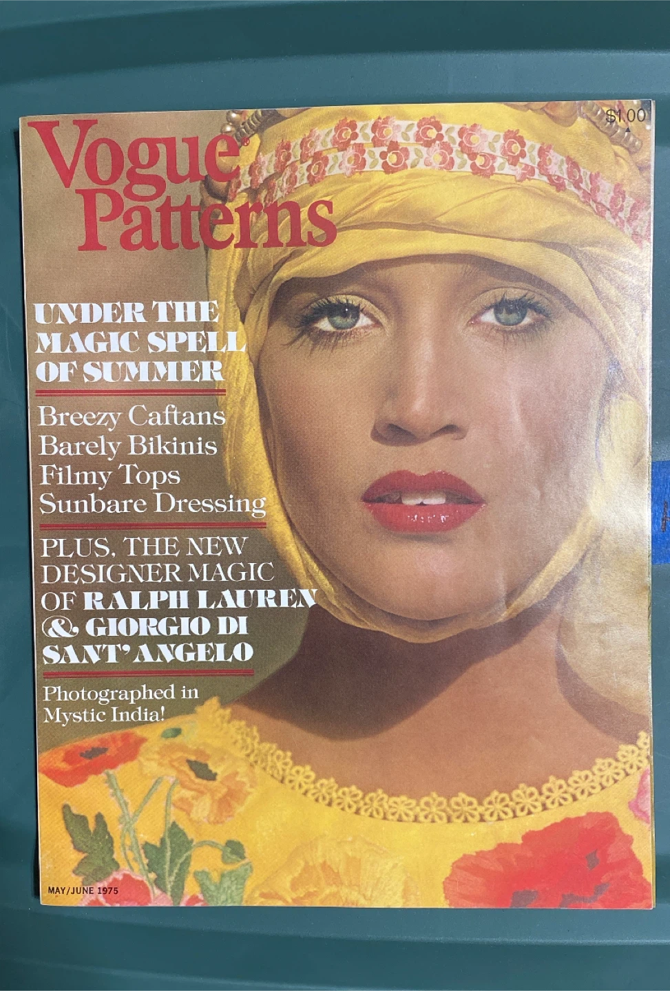 Vogue Patterns May/June 1975 Vintage Fashion Magazine