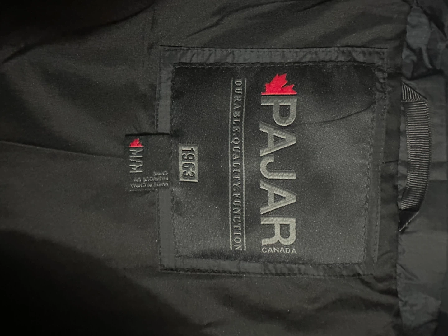 Pajar Black Down Jacket - Size M - photo 4